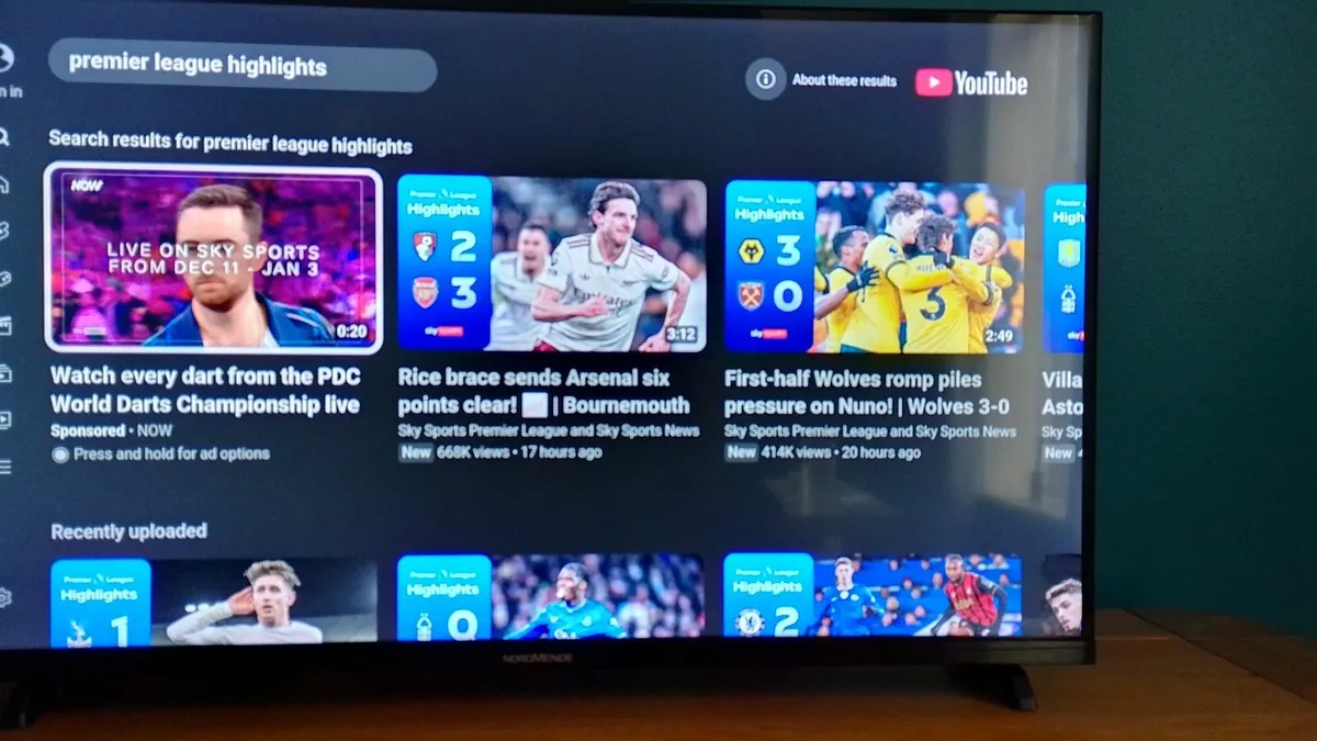 SMART TV ONLY 2 WEEKS OLD - Image 1