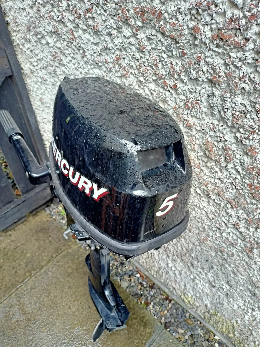 5HP 4 stroke short shaft Mercury outboard - Image 2