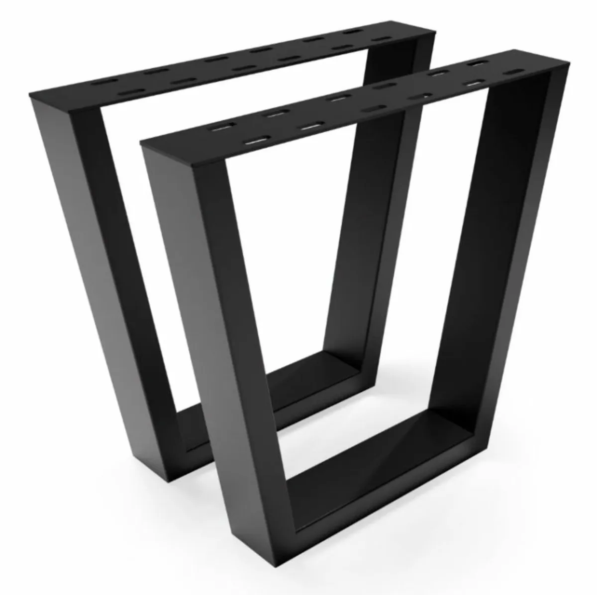 Metal table legs set of 2 70x77cm - Image 1