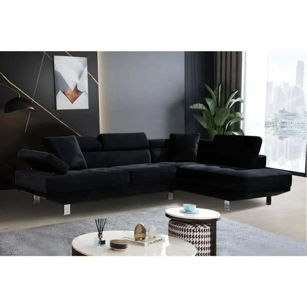Special Offer! Luxury 262cm Corner Chaise Sofa November & December - Image 2