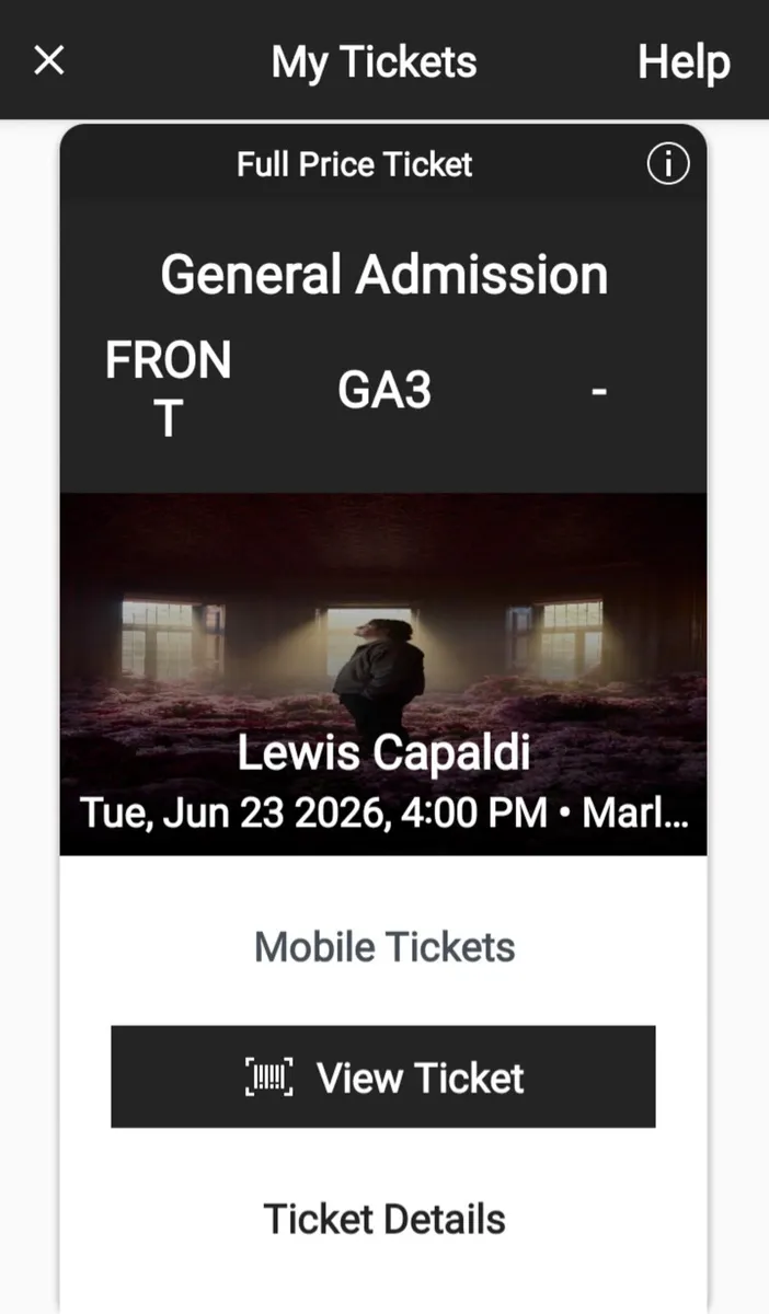 Lewis Capaldi Tickets