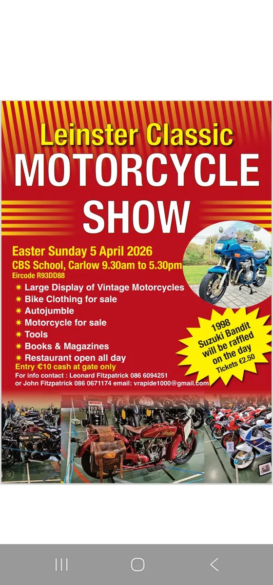 Leinster Classic Motorcycle Club Show - Image 1