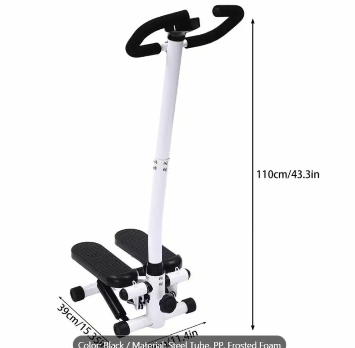 Fitness Stepper with Resistance Bands & LCD Monito - Image 2