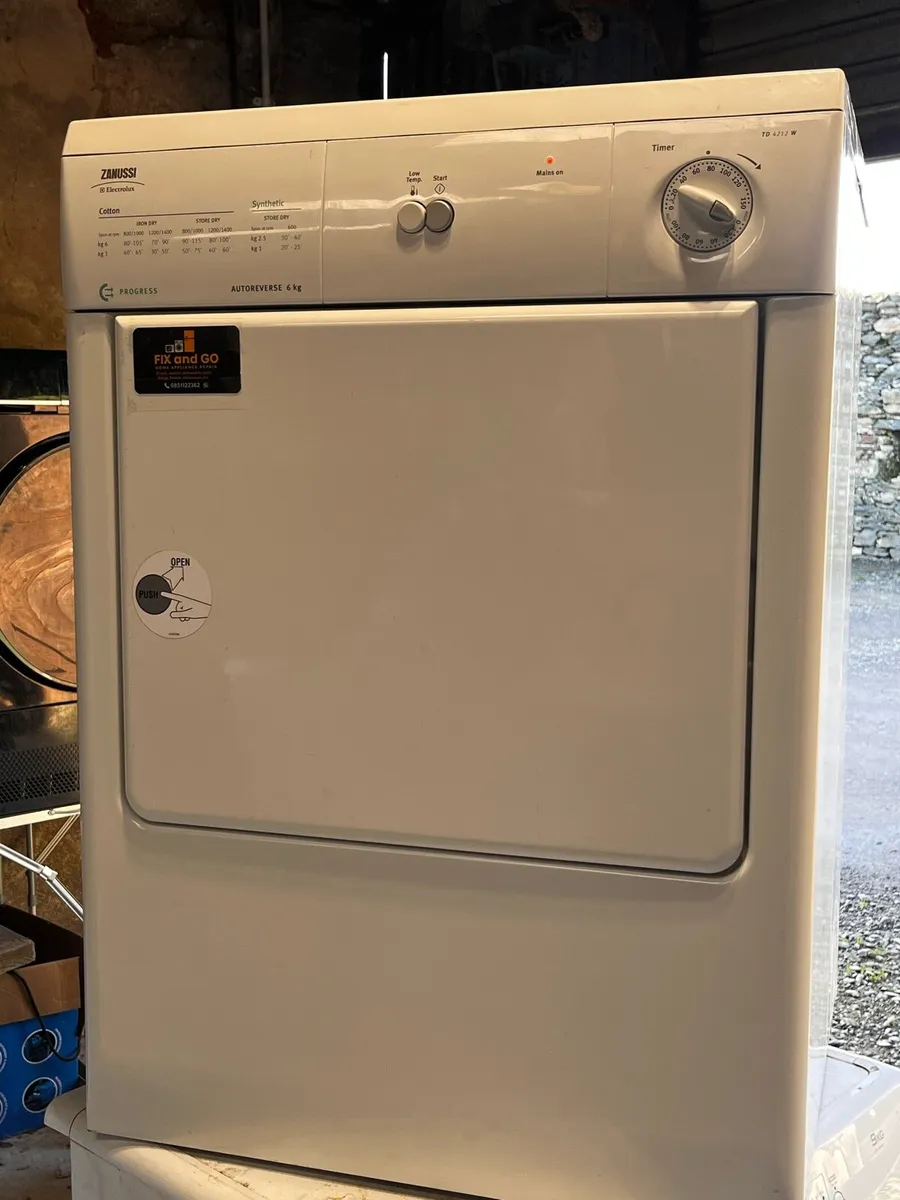 Zanussi vented dryer - Image 3