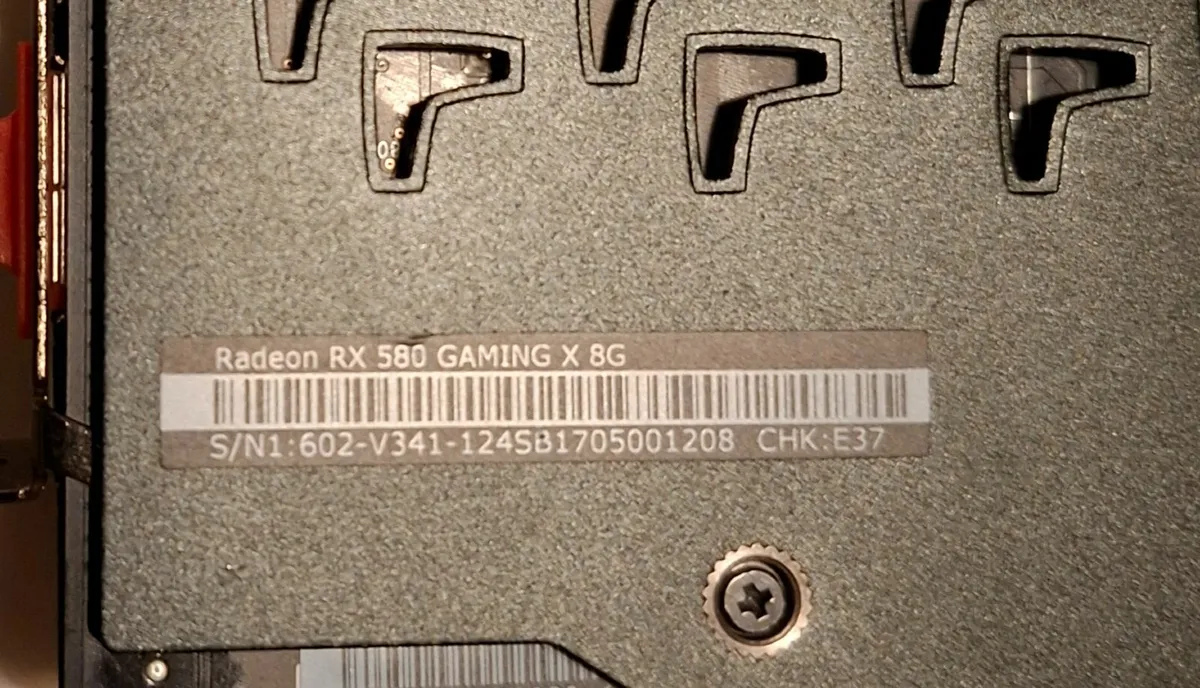 MSI Radeon RX 580 Gaming x 8g - Image 2