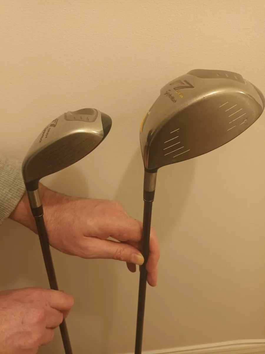 Taylormade r7 driver and 3 wood (draw) - Image 2