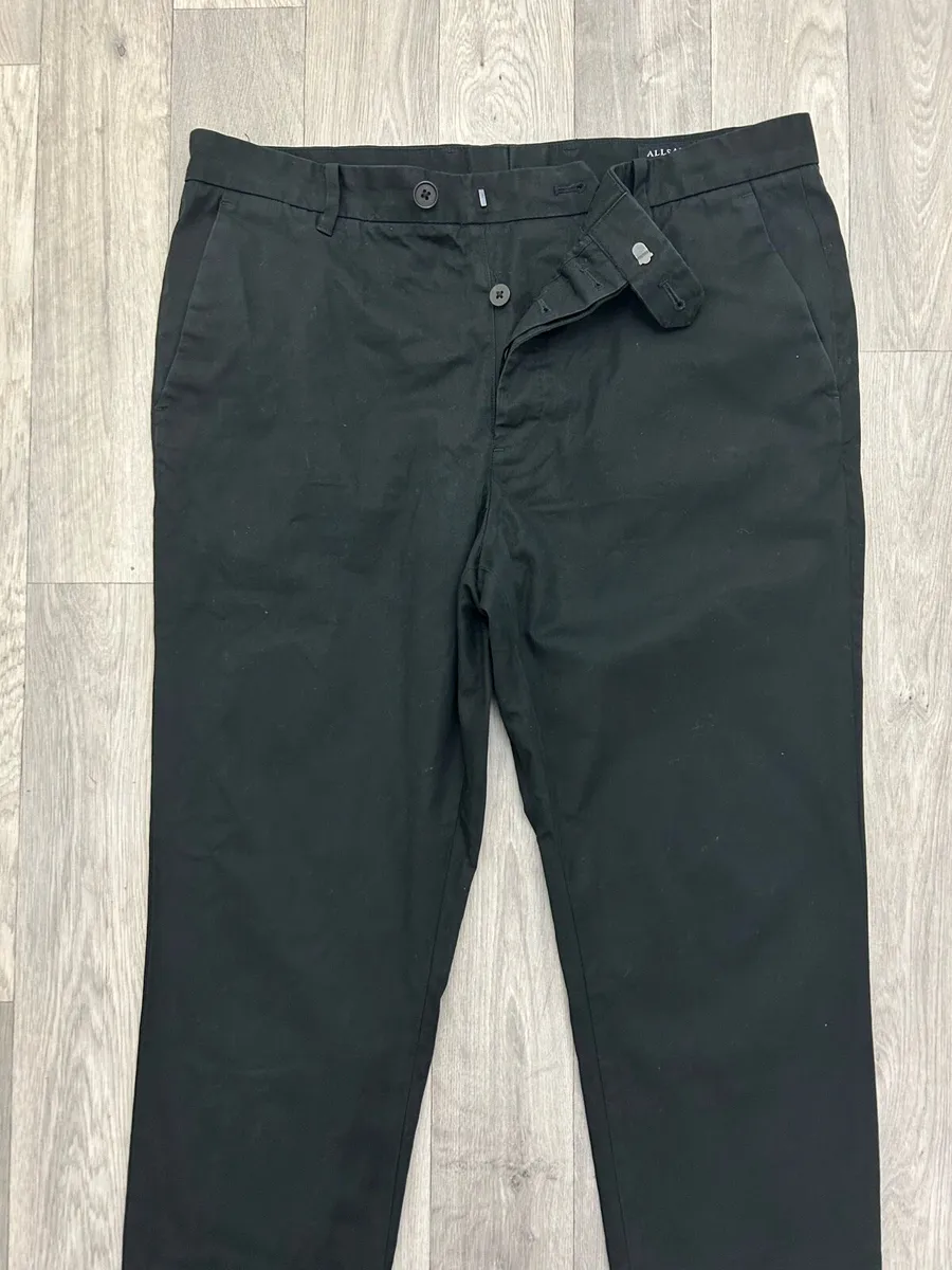 All Saints Chino Trousers Pants Mens W34 L27 - Image 2