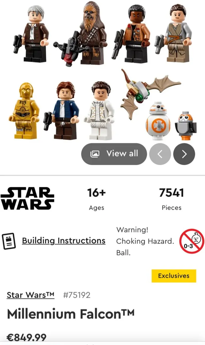 LEGO. Starwars Millennium Falcon 75192 - Image 4