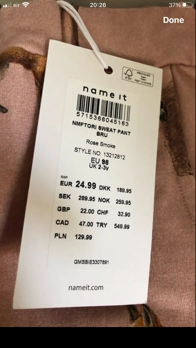 Girls BNWT leggings 2/3 €10 - Image 3