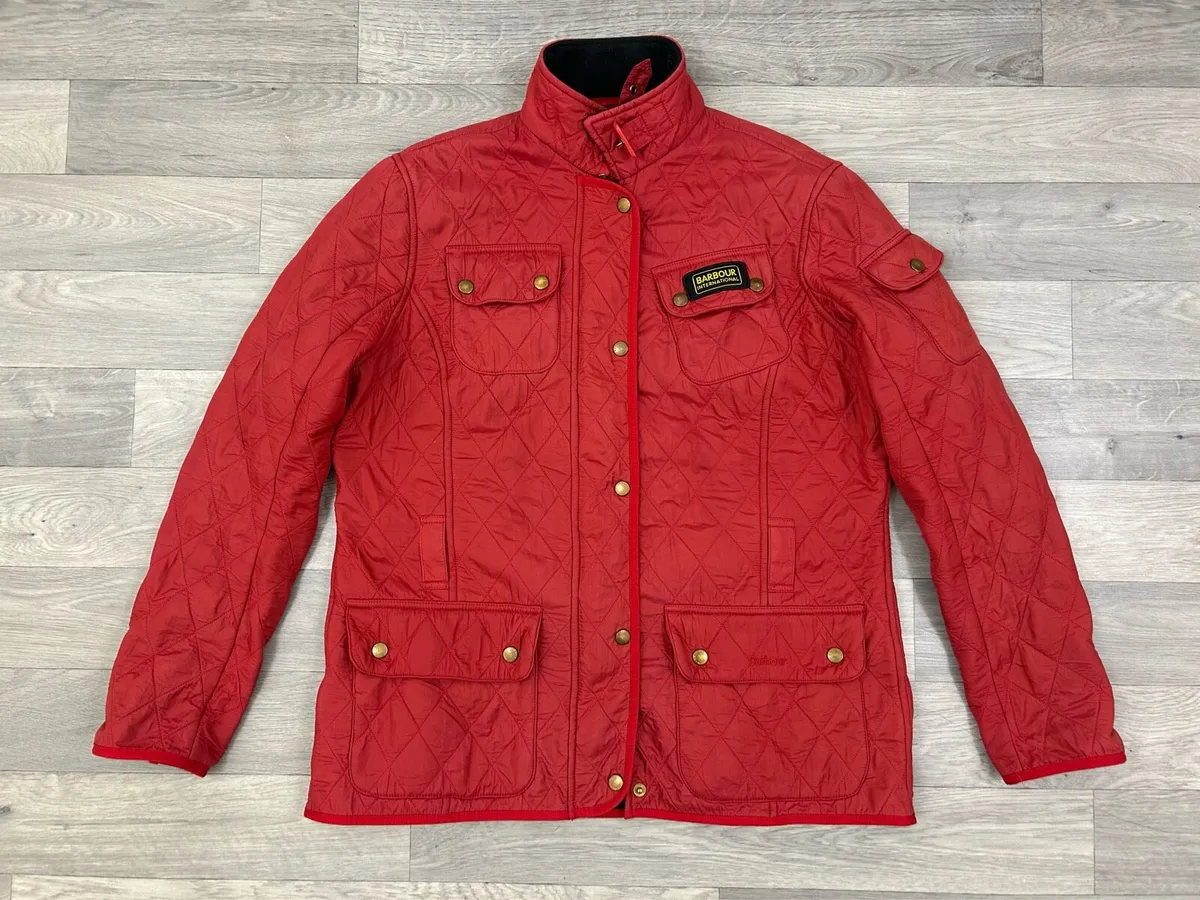 Barbour International Quilt Jacket Womens 18 - Image 1