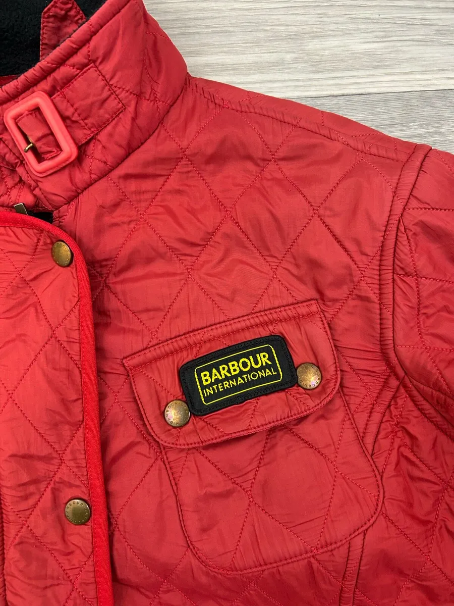 Barbour International Quilt Jacket Womens 18 - Image 4