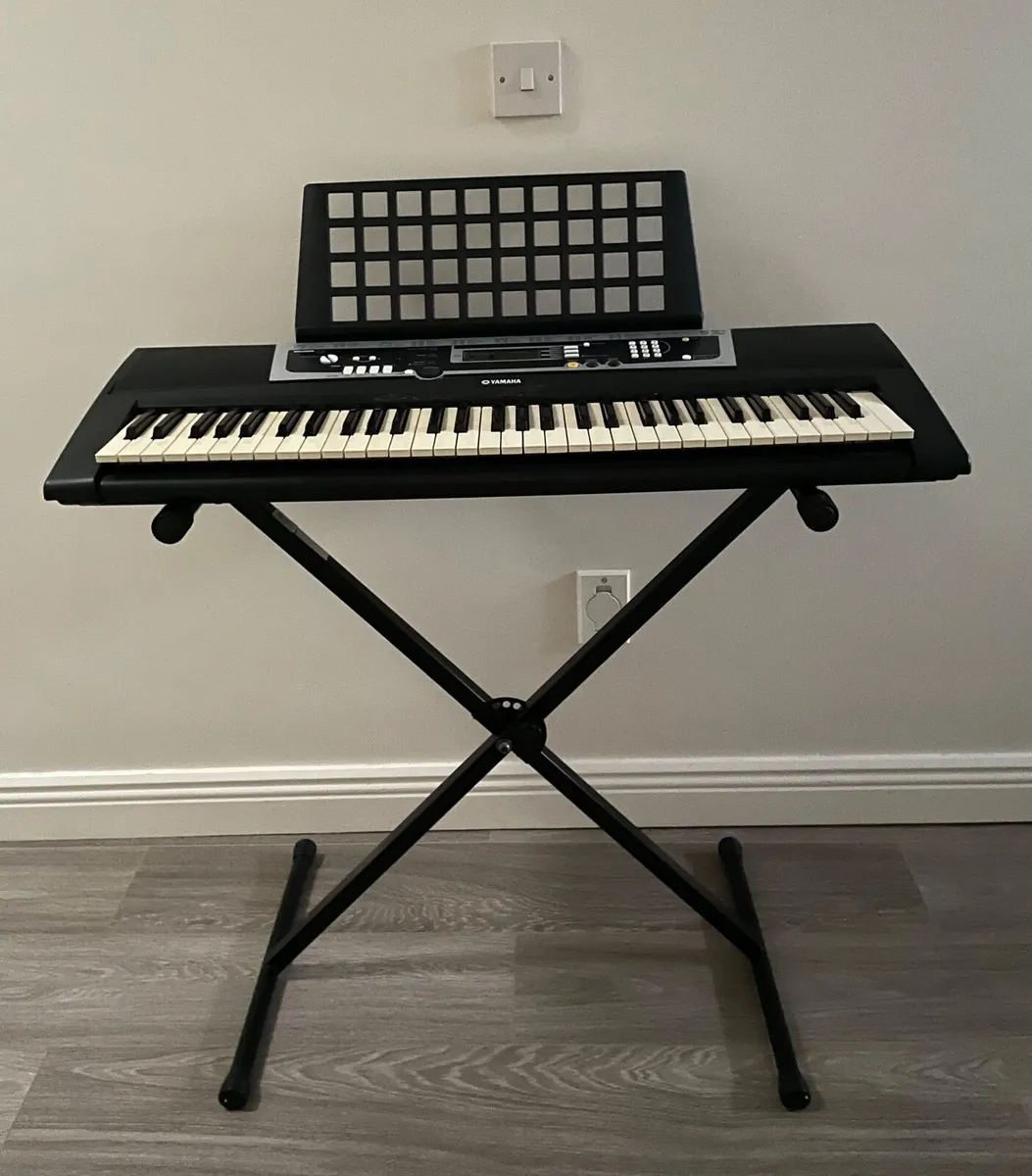 Yamaha Keyboard Piano and Stand - Image 1