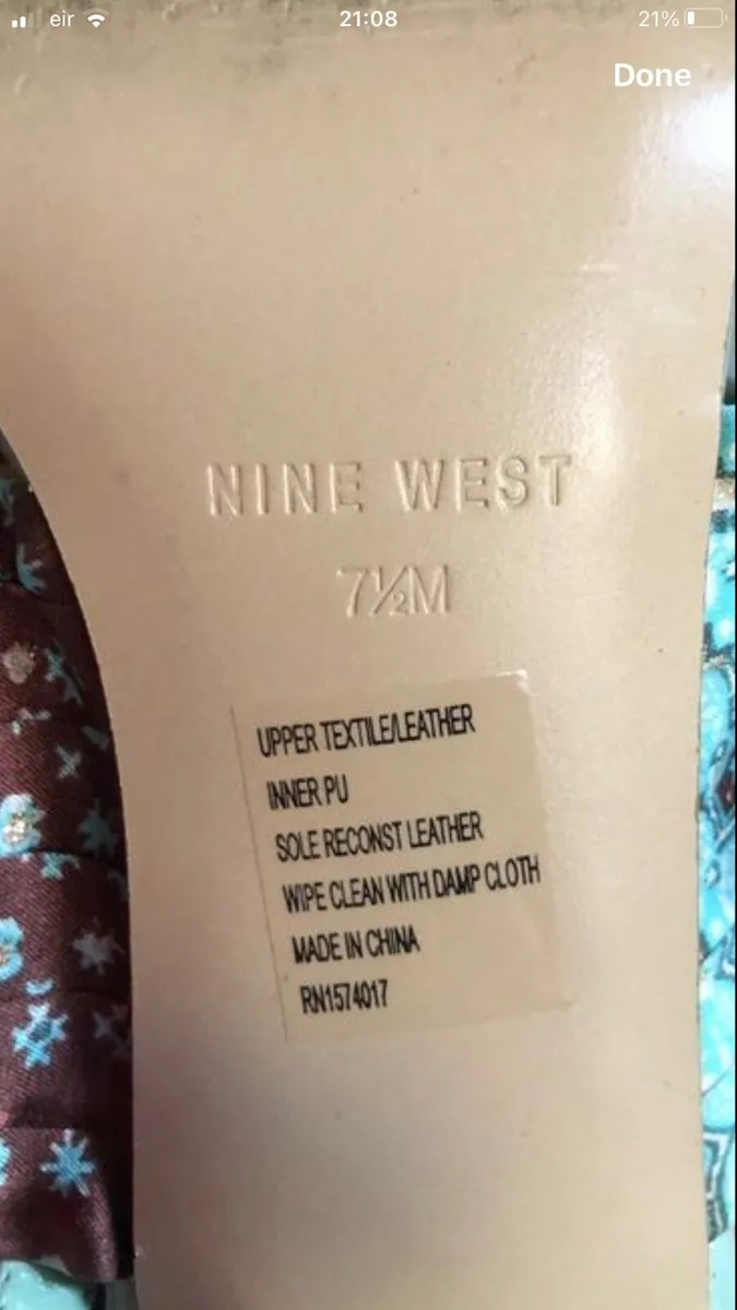 Ladies Nine West shoes size 5 €20 - Image 3