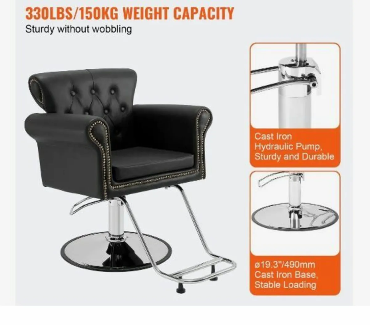 Salon Chair, Barber Chair - Image 2