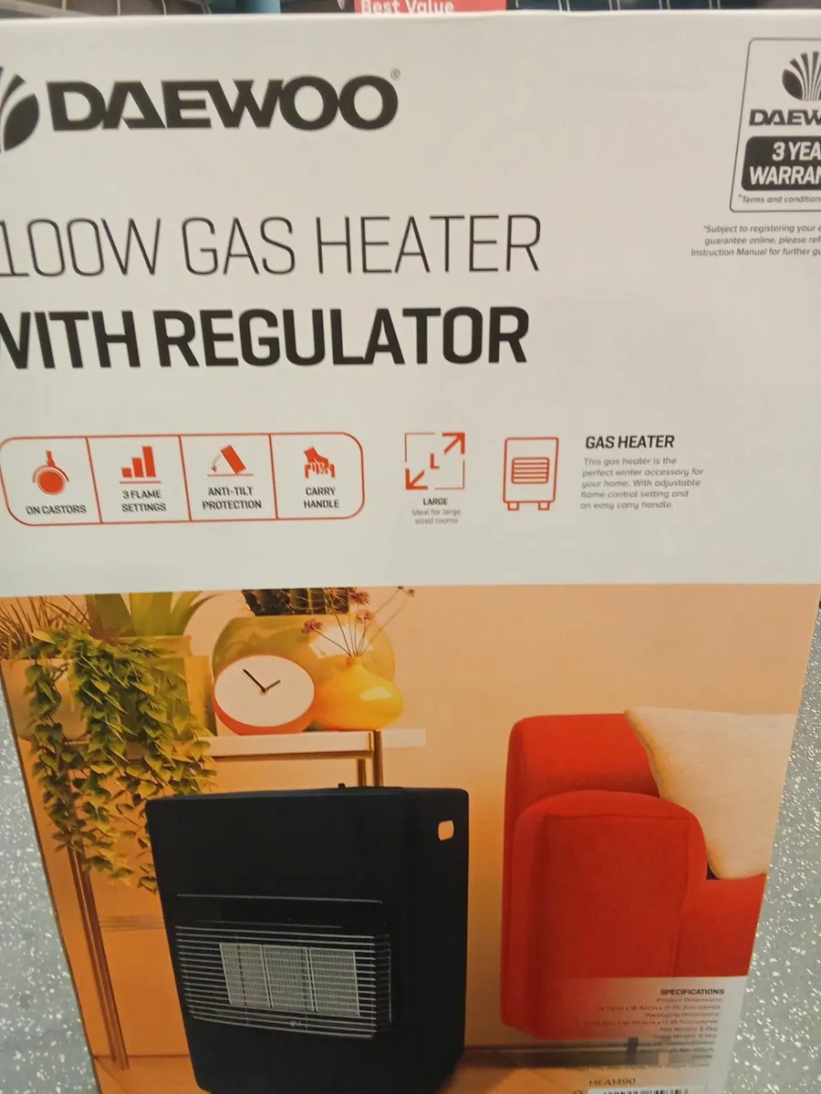 Brand new gas heater