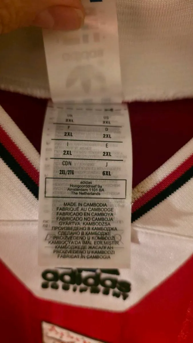 Arsenal 1993 Home Shirt - Image 2