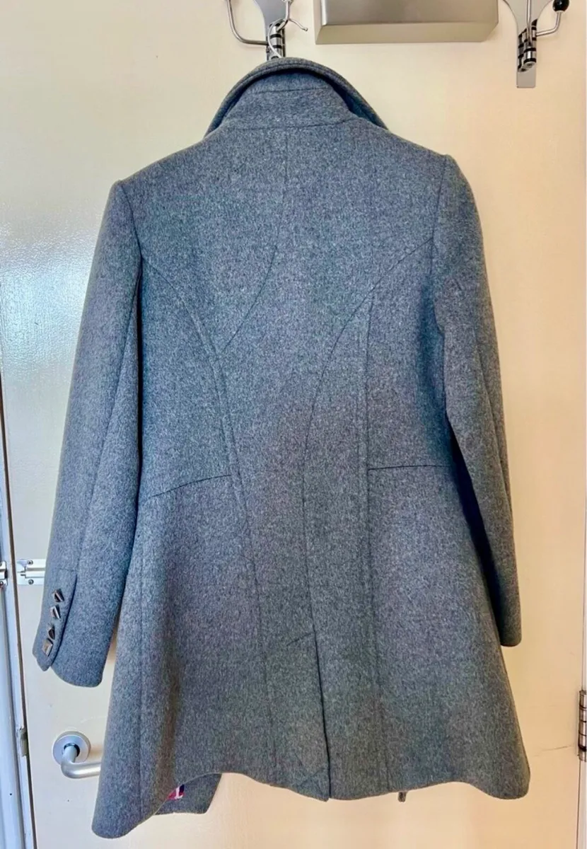 GRAY WOOL COAT - Image 2