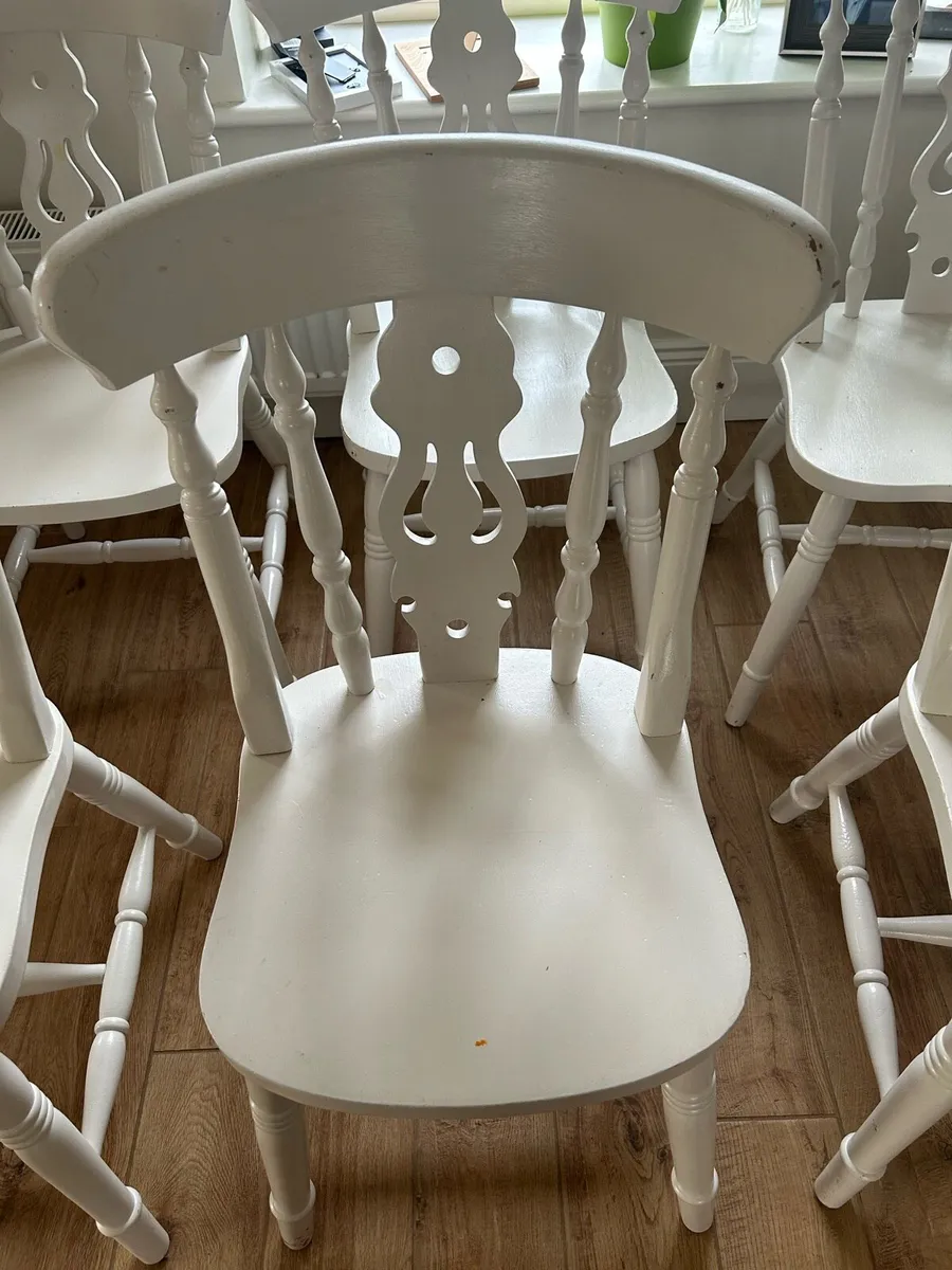 Six kitchen dining chairs - Image 2