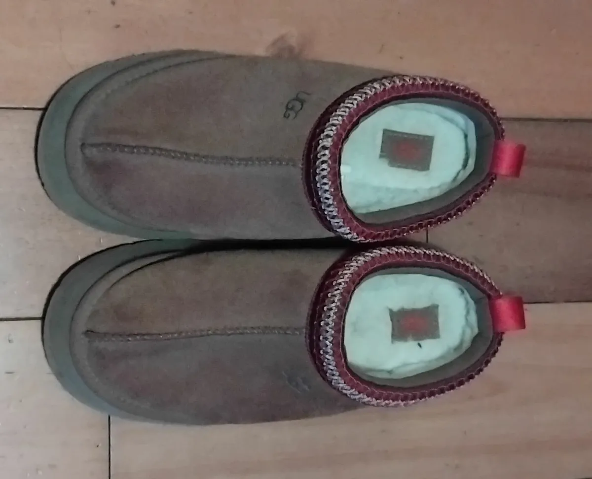 Ugg Tasman Platform Chesnut Slippers - Image 2