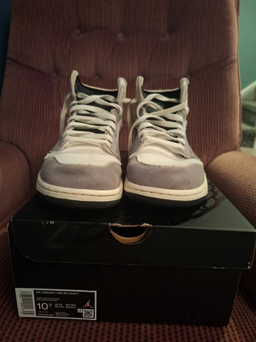 Nike Air Jordan 1 Mid SE Craft runners - Image 2