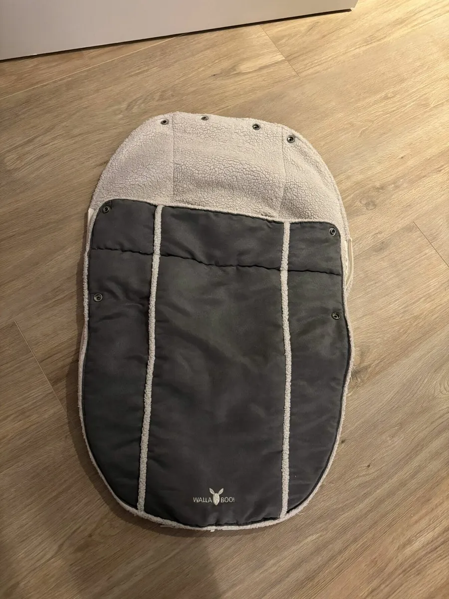 Wallaboo Footmuff Newborn Grey