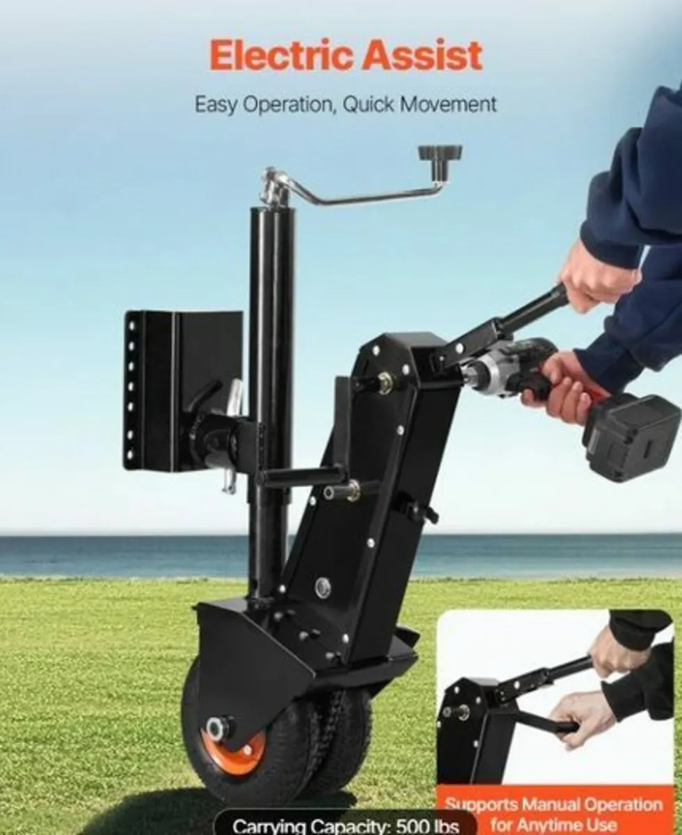 Trailer Dolly, 500lbs Tongue Weight Capacity, 13 - Image 2