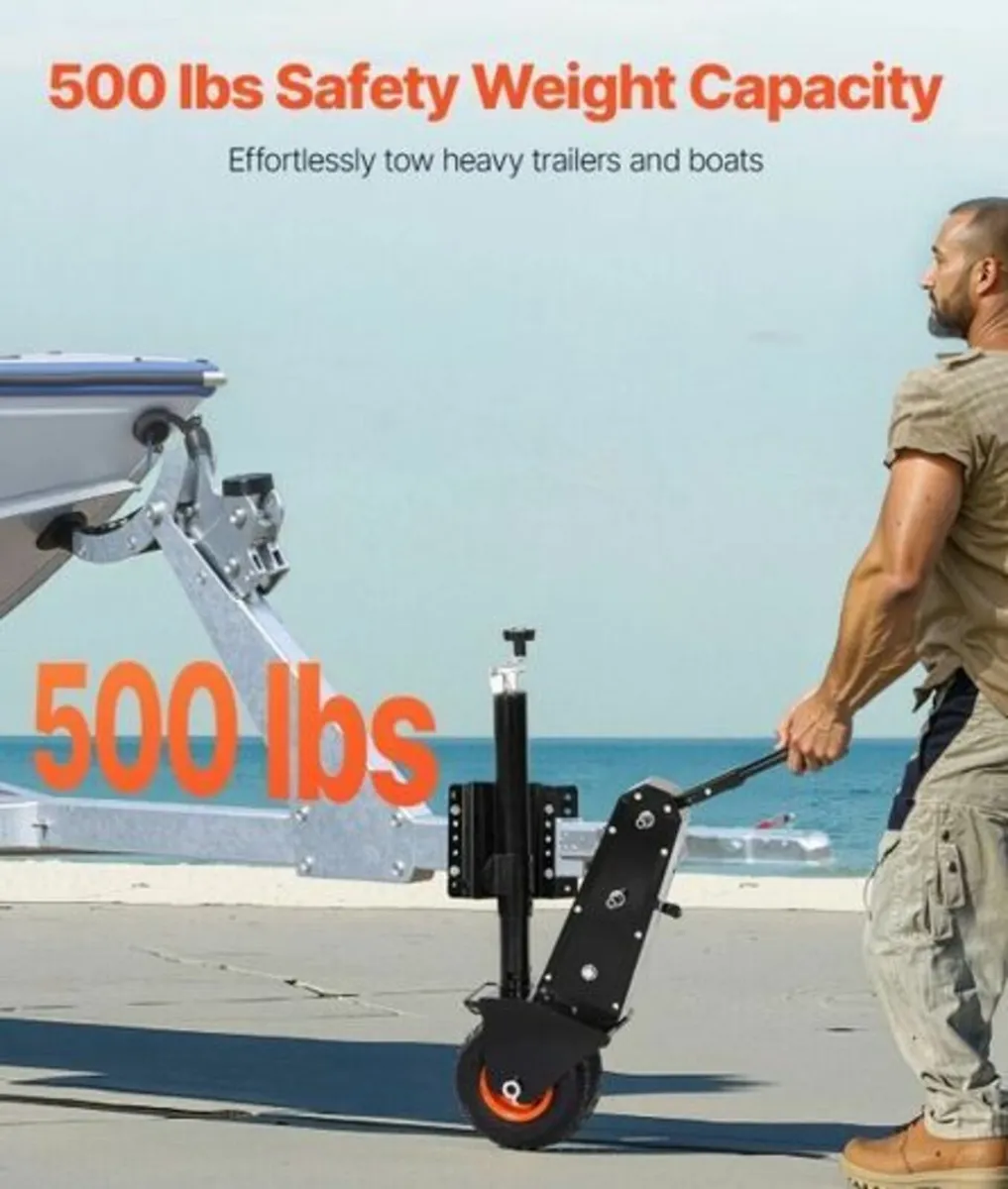 Trailer Dolly, 500lbs Tongue Weight Capacity, 13 - Image 3