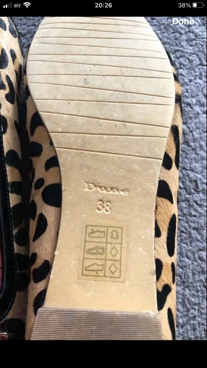 Ladies Dune shoes 5 €15 - Image 3