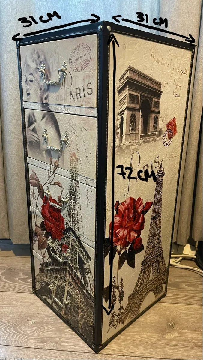 5 drawer unit - French themed - Image 2