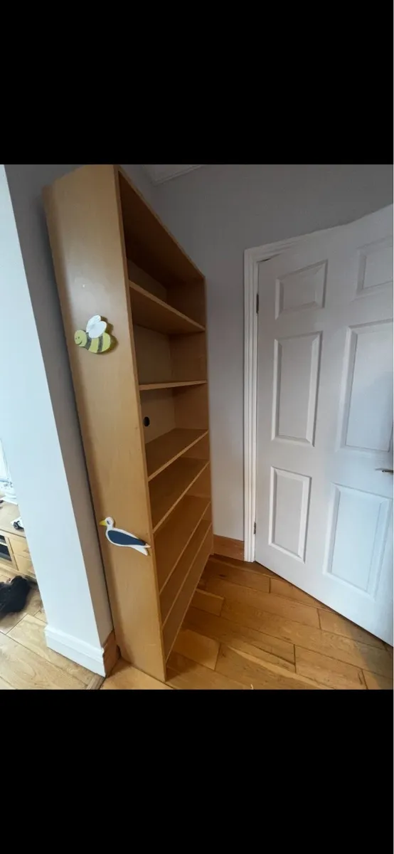 Shelving unit and storage tubs x 9 - Image 2