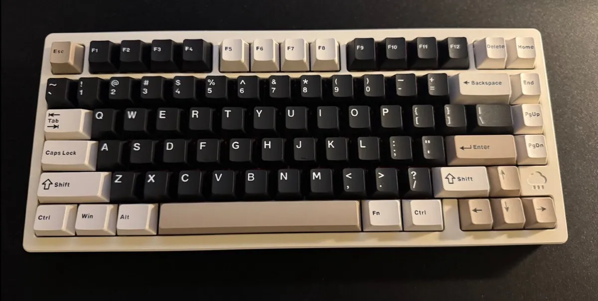 Wobkey Rainy 75 Mechanical Keyboard - White Pro - Image 1