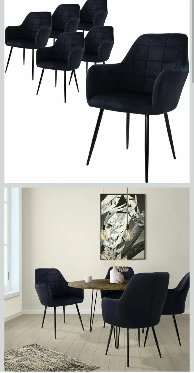 Dining chairs 6x - Image 1