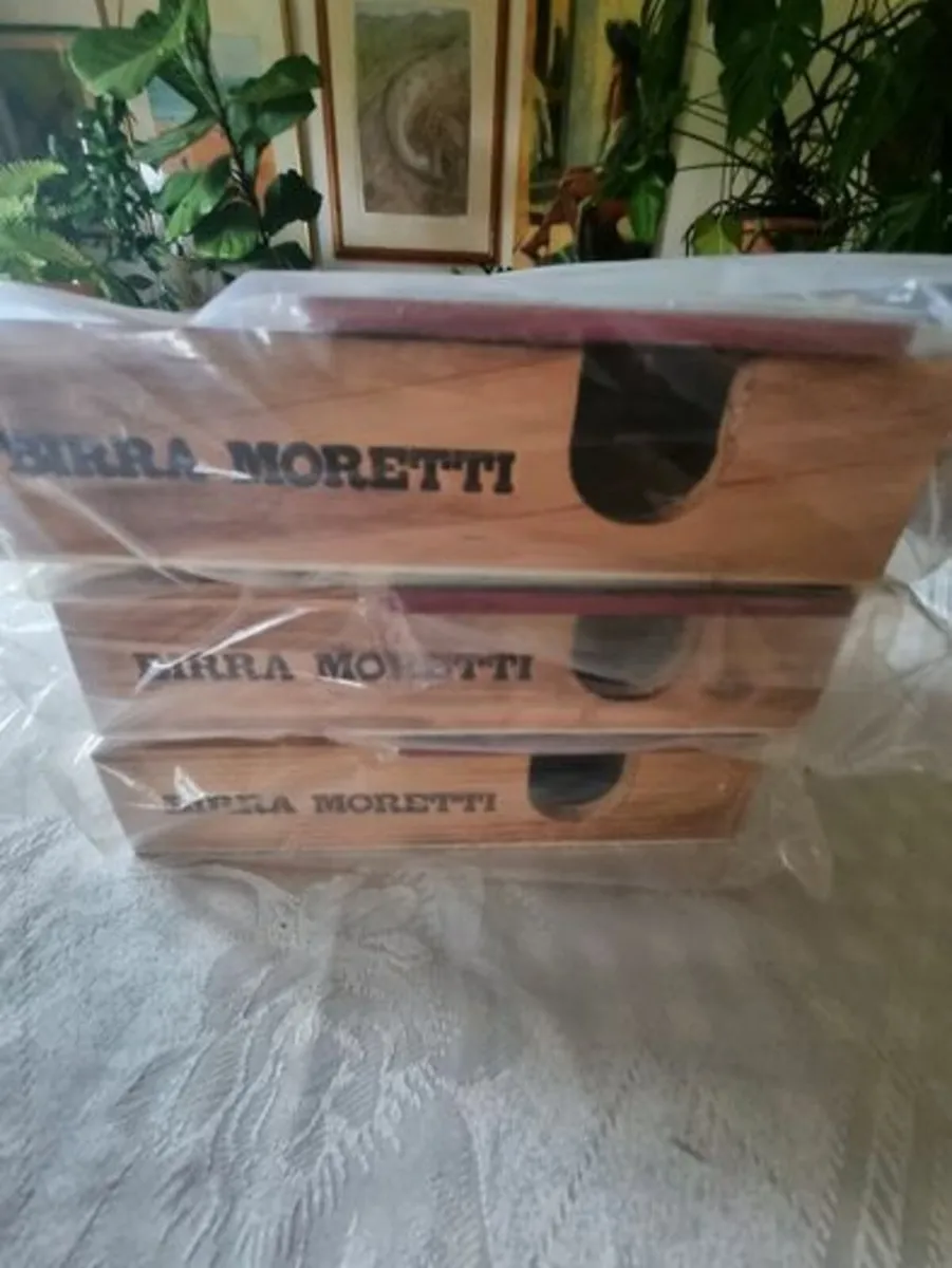 Eight wooden Birra Moretti boxes - Image 3