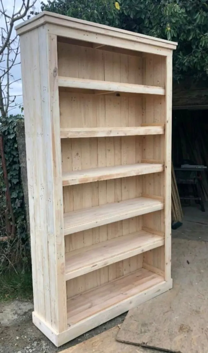 Handmade rustic bookcases - Image 3