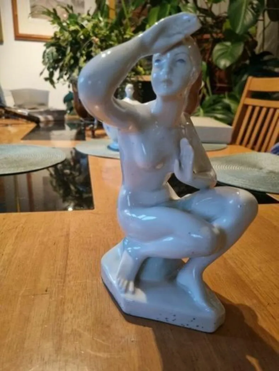 Vintage Budapest Aquincum porcelain figurine - Image 1