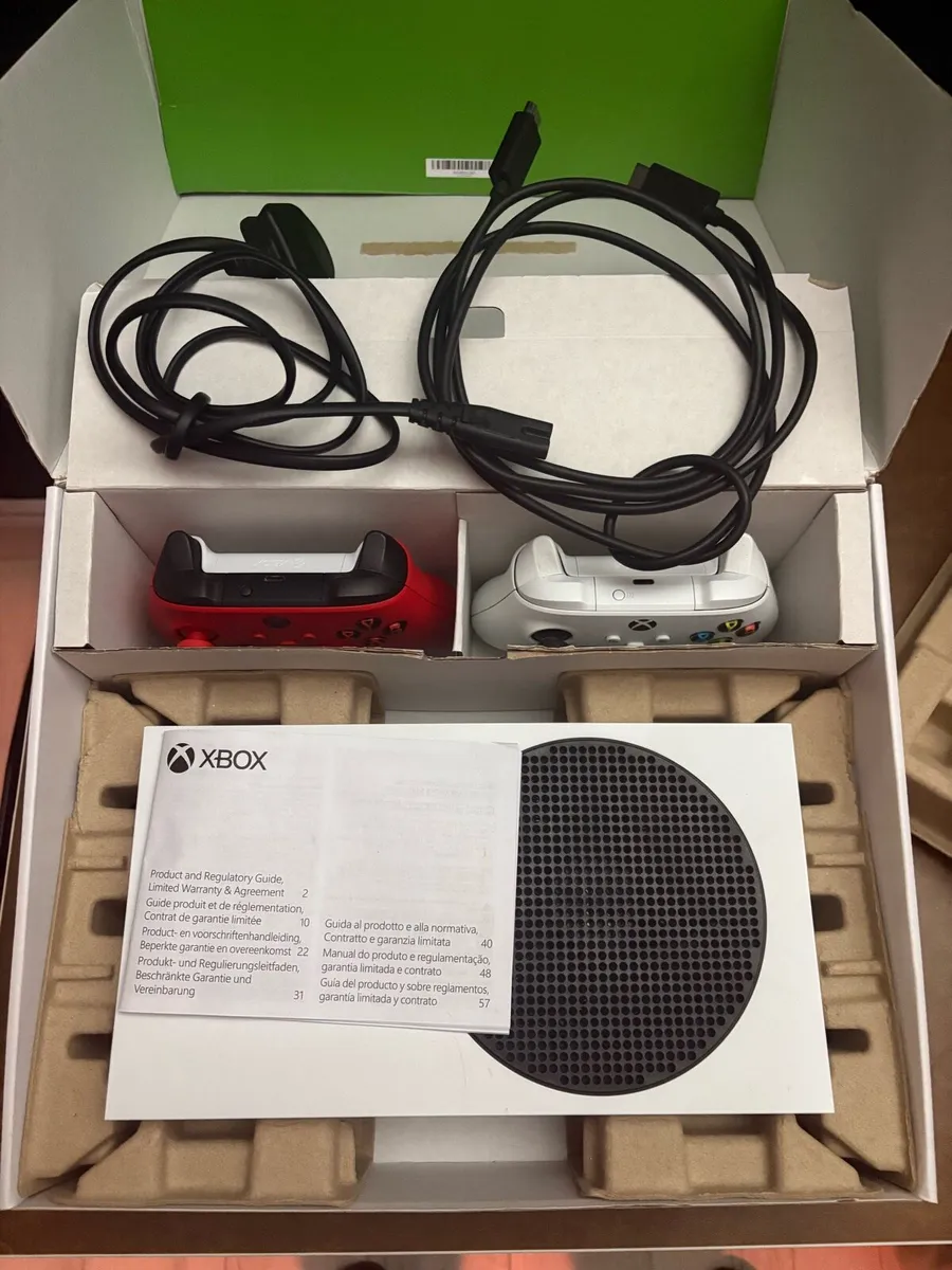 Xbox Series S & 2 Controllers - Image 1
