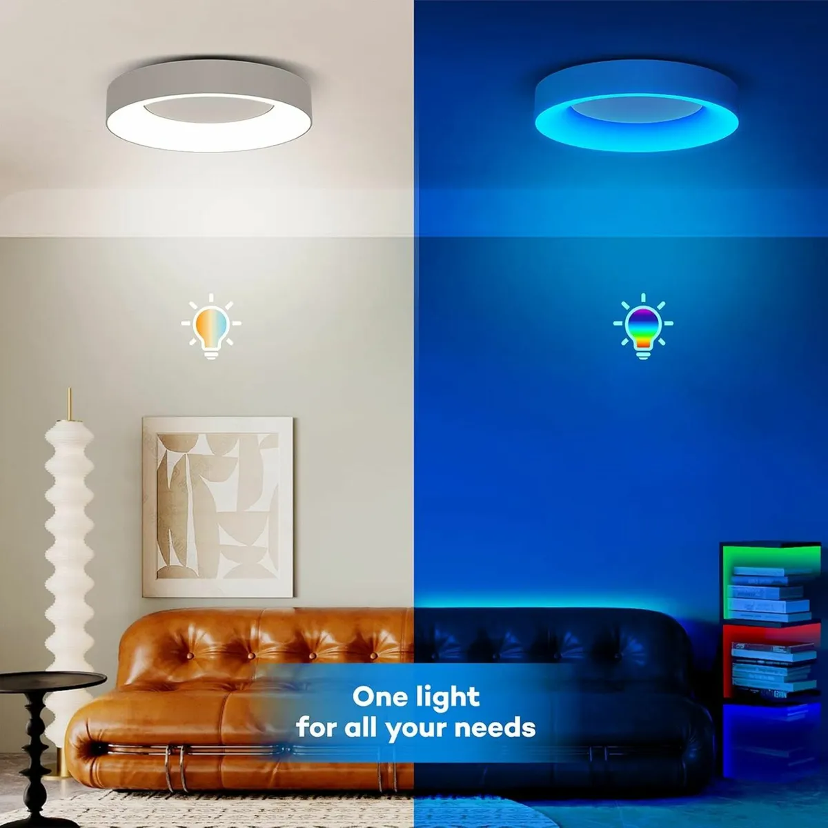 LED Ceiling Light Dimmable with Remote Control - Image 4