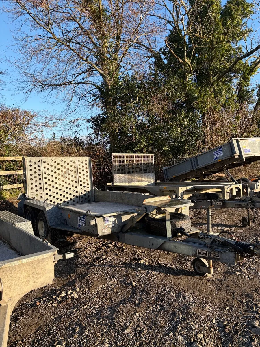 10x5,4 Ifor Williams plant trailer - Image 1
