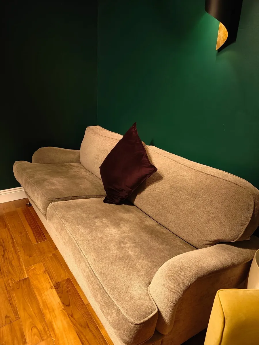 Large 2 seater sofa plus smaller 2 seater - Image 3