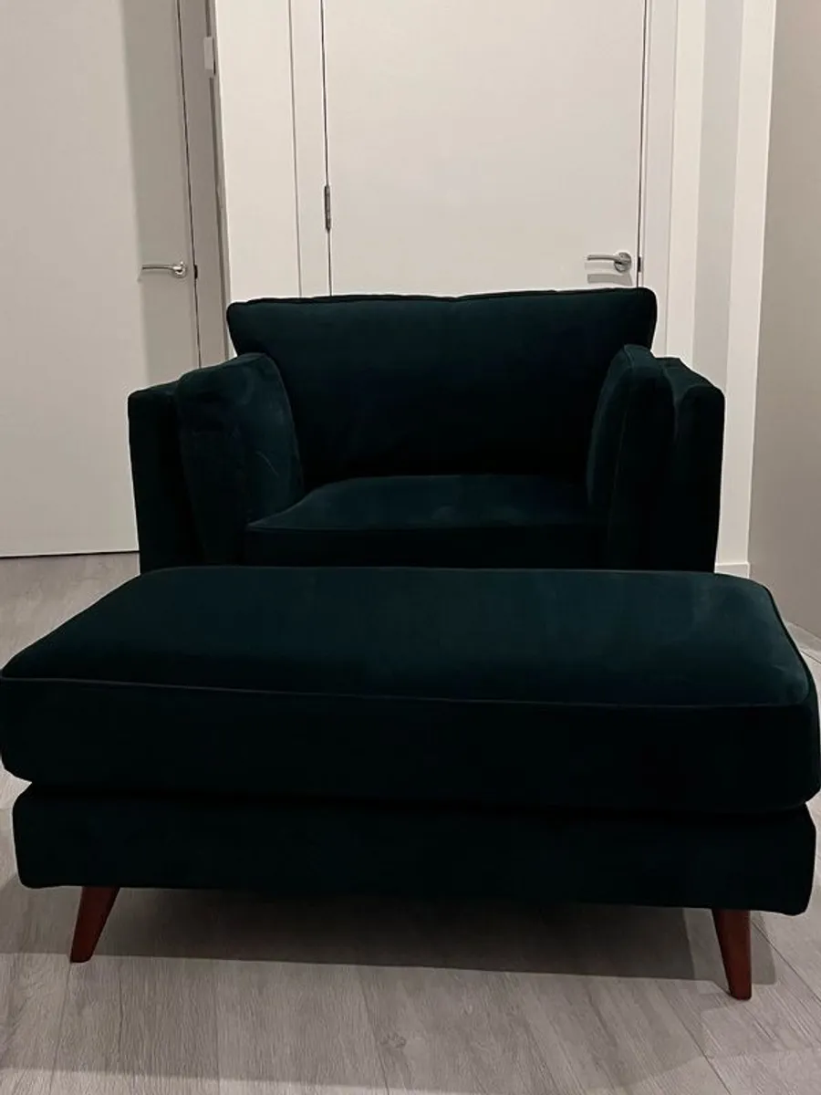 Armchair and Footstool - Image 2