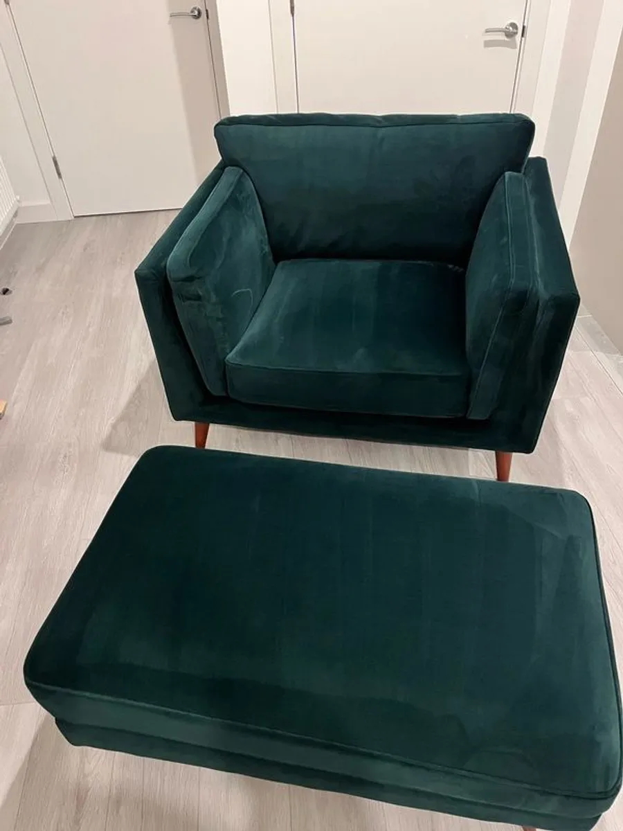 Armchair and Footstool - Image 3