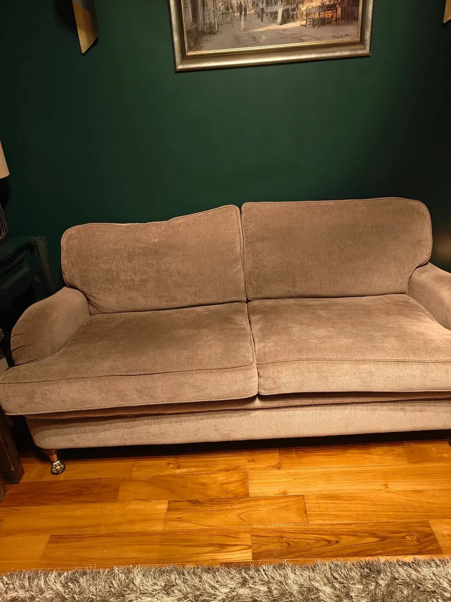 Large 2 seater sofa plus smaller 2 seater - Image 4