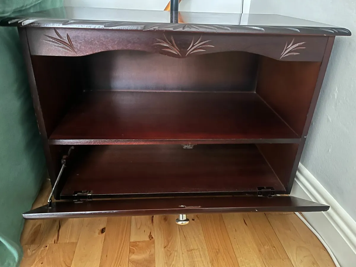 Mahogany TV unit - Image 1