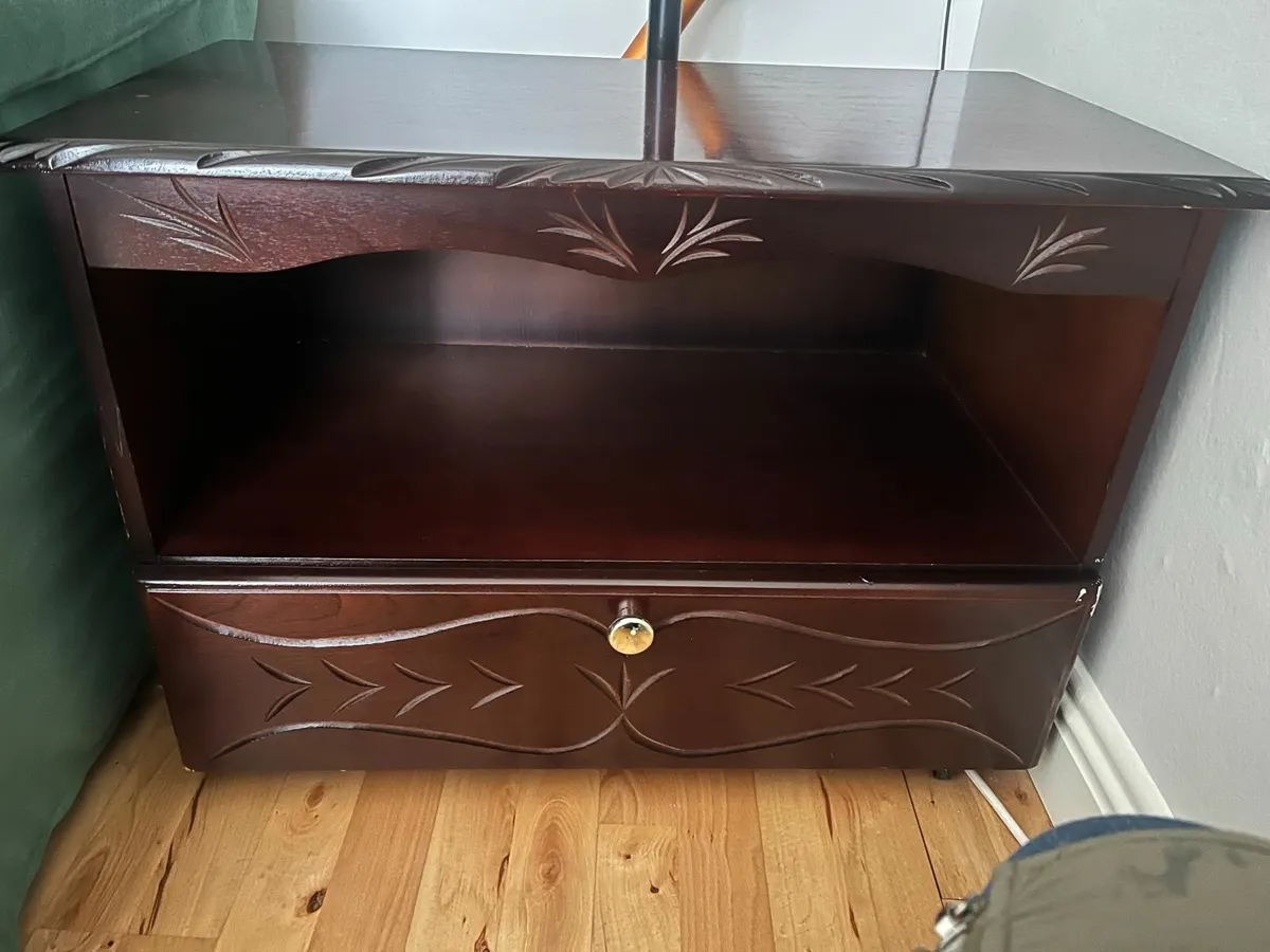 Mahogany TV unit - Image 2