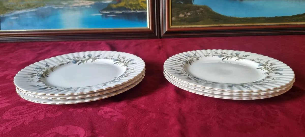 6Pc.Royal Albert Brigadoon BoneChina Dinner Plates - Image 4