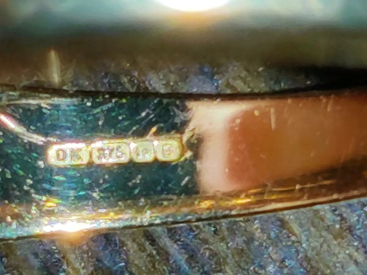 RARE, ORANGE BERYL SAPPHIRE, 9CT Gold New Ring ! - Image 4