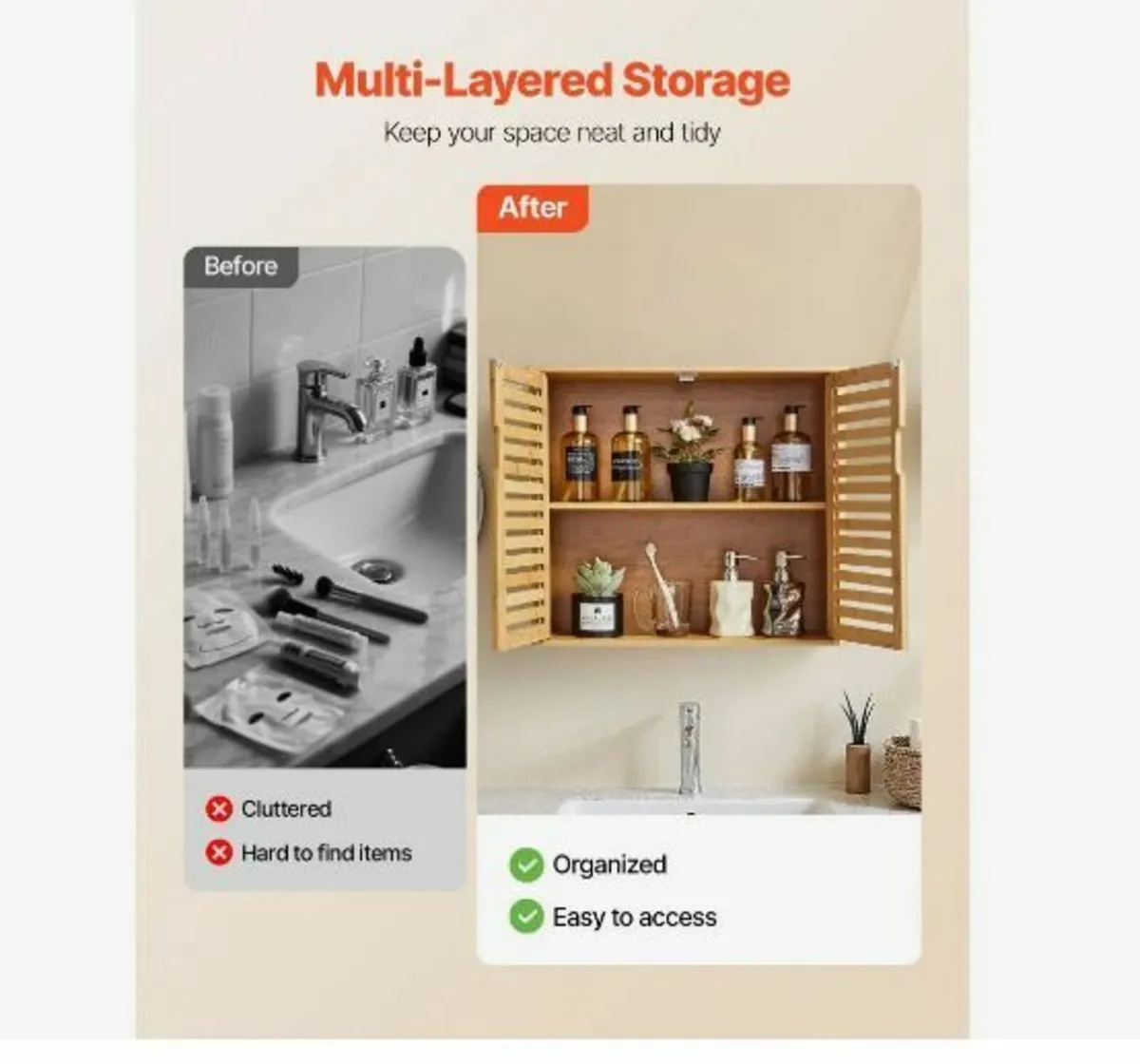 Bathroom Wall Cabinet - Image 1