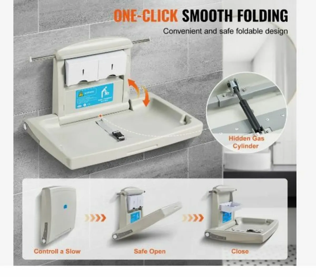 Wall-Mounted Baby Changing Station - Image 3