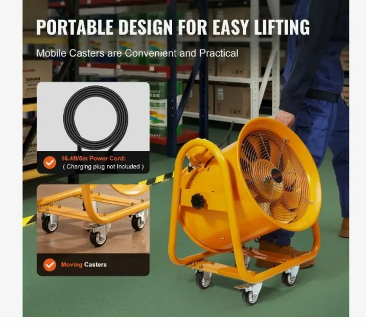 Portable Ventilator, 406.4mm - Image 3