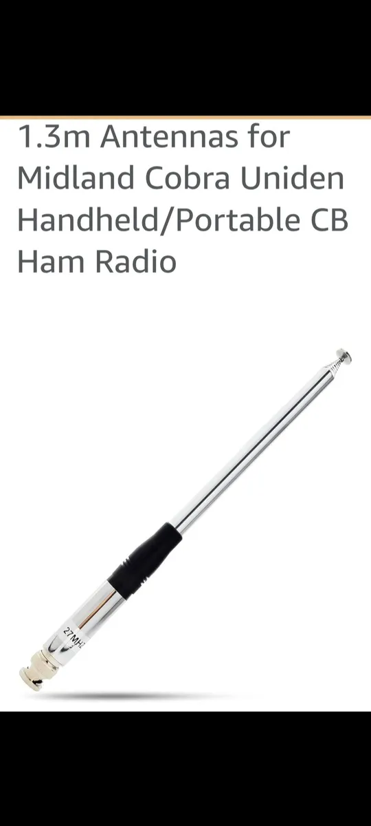 27mhz BNC Telescopic Handheld Portable CB Radio - Image 2